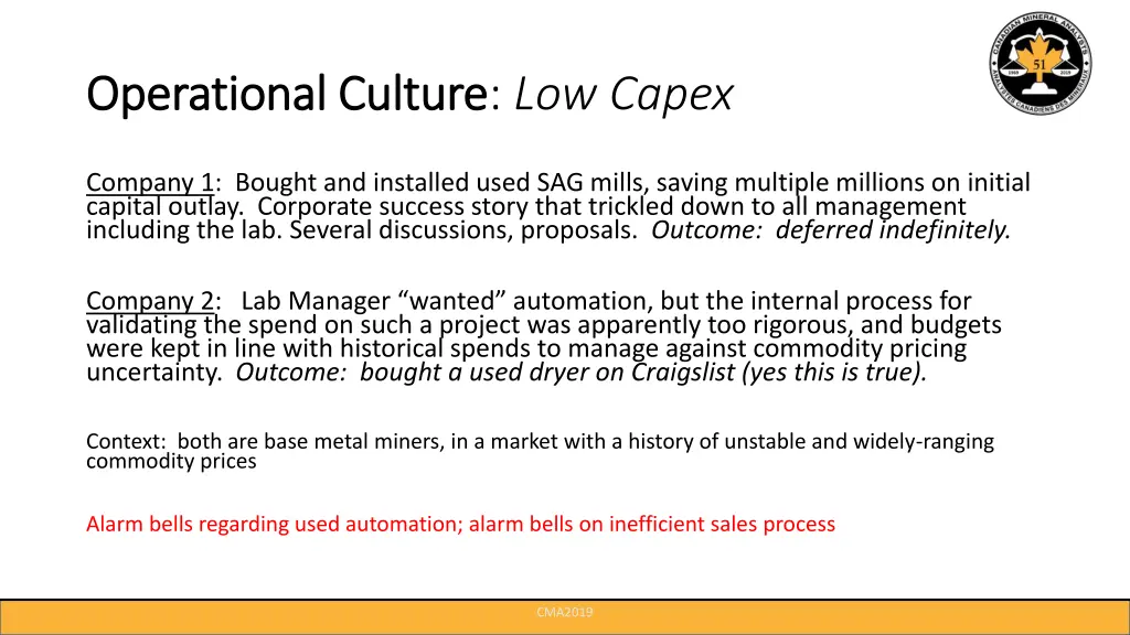 operational culture operational culture low capex