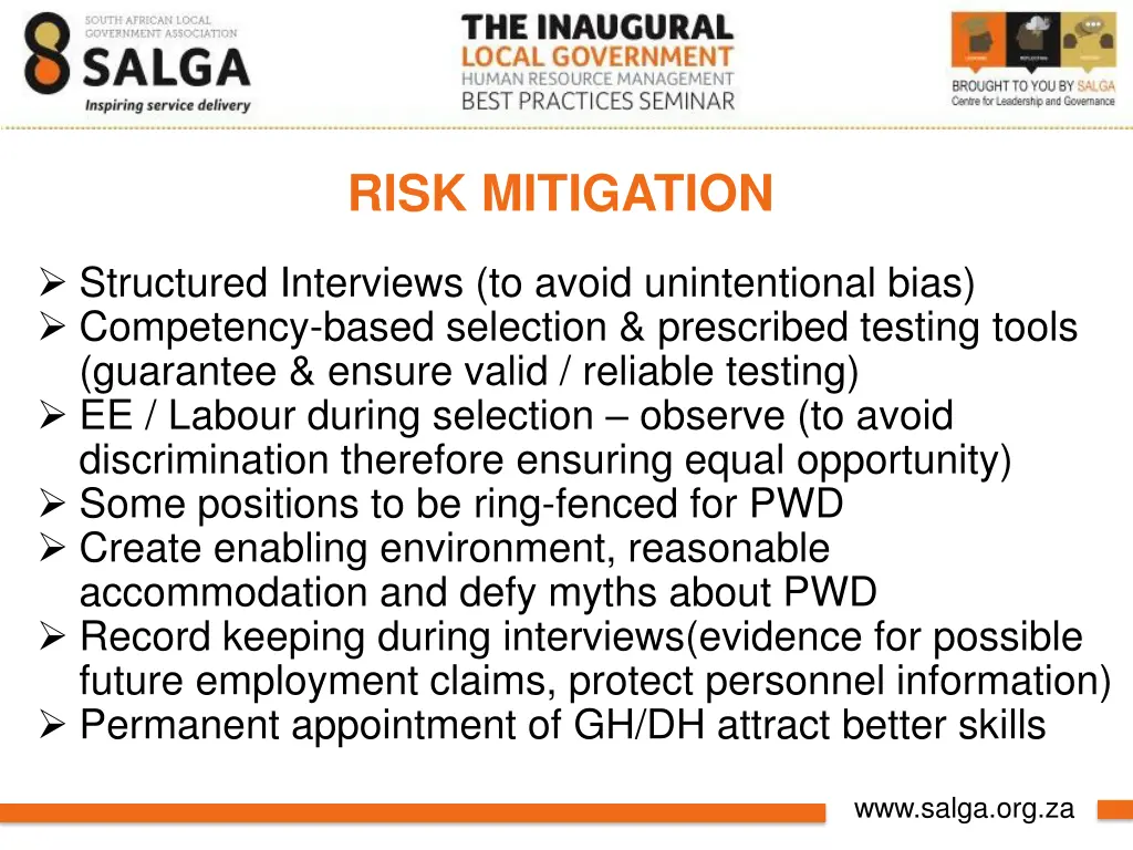 risk mitigation