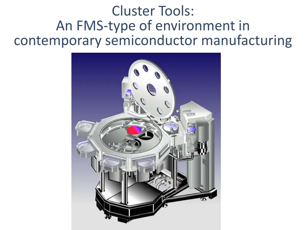 cluster tools