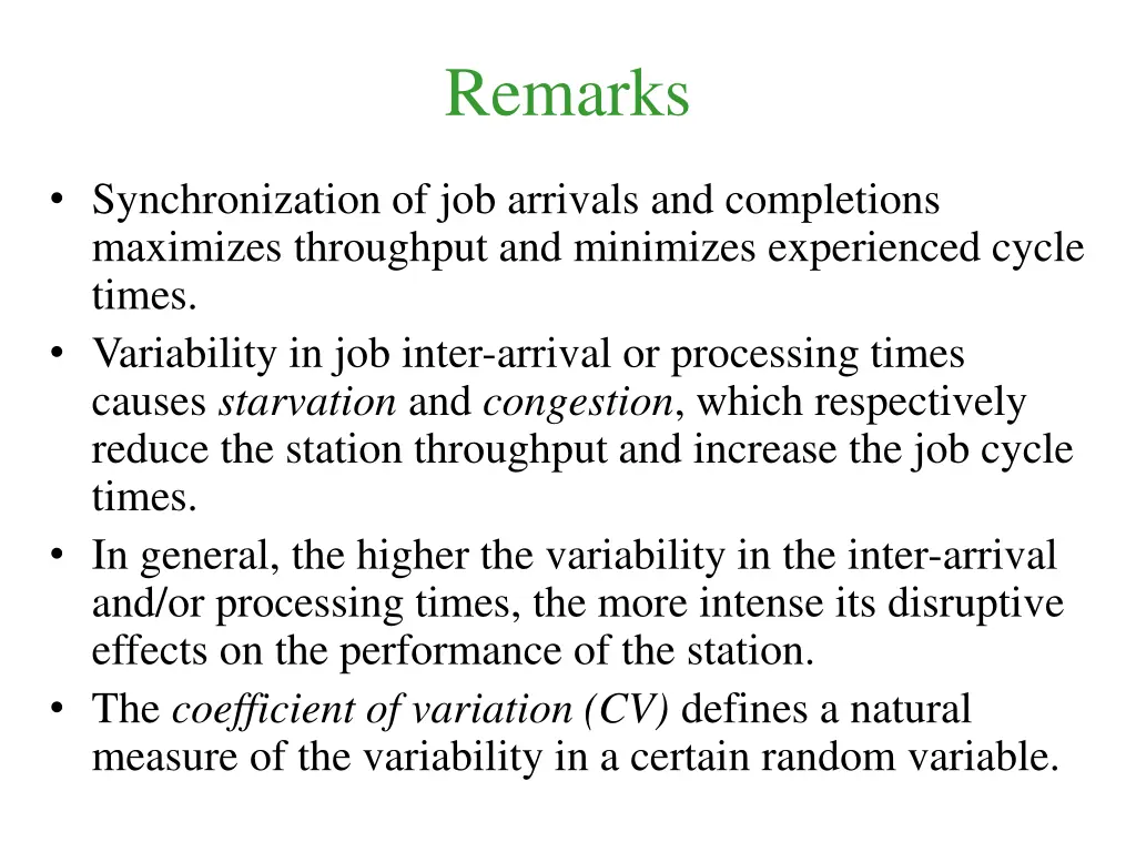 remarks