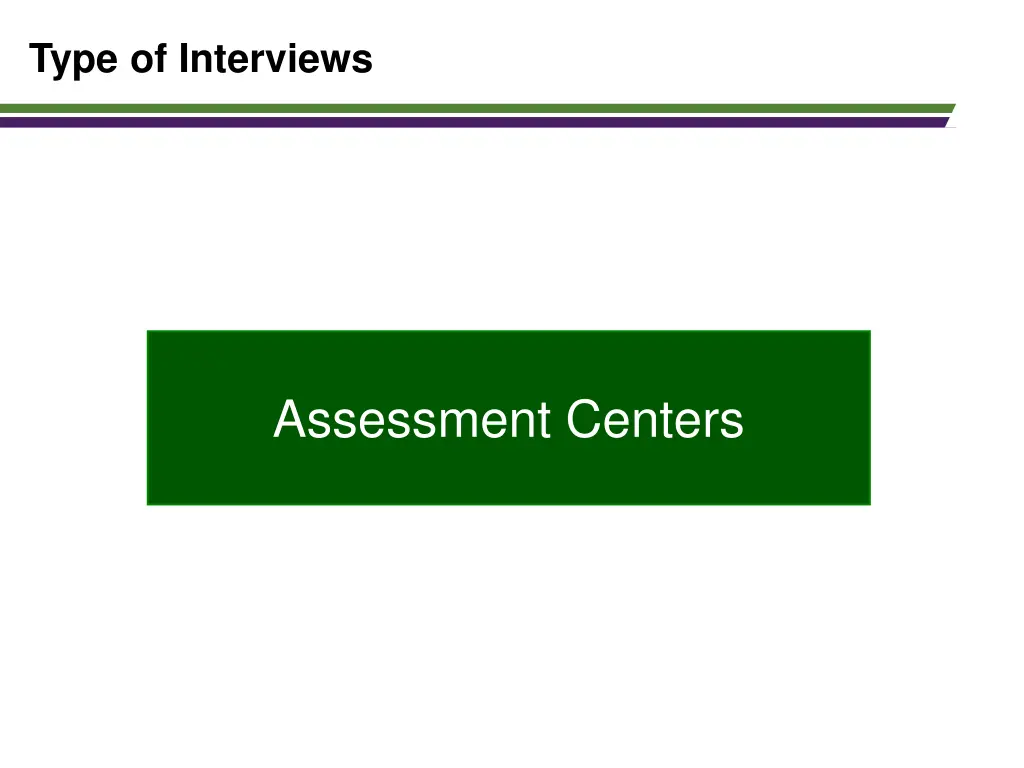 type of interviews 2