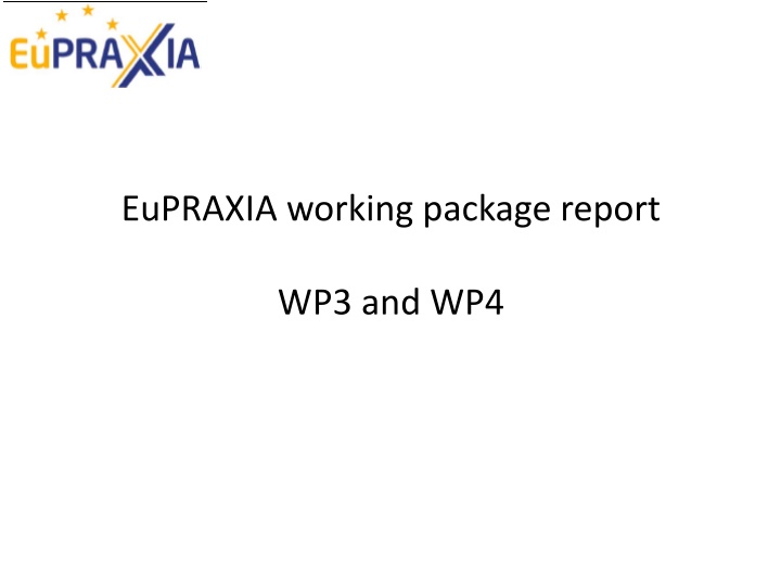 eupraxia working package report