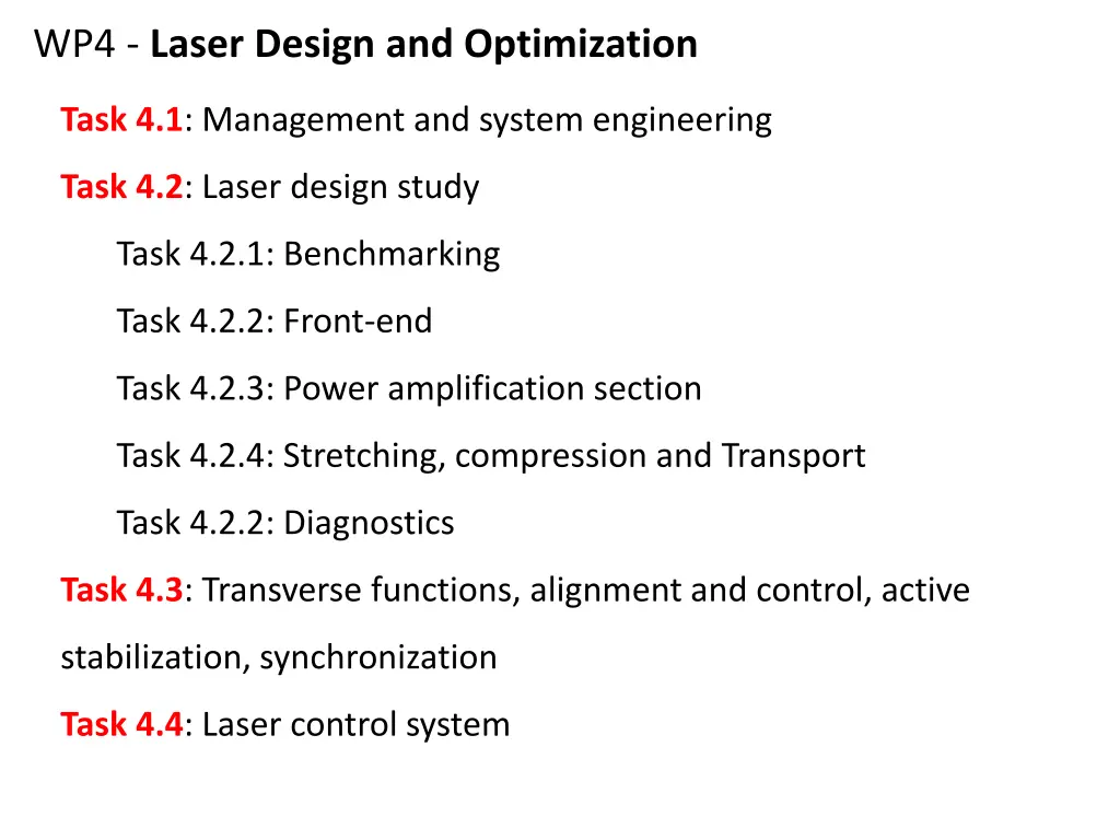 wp4 laser design and optimization 1