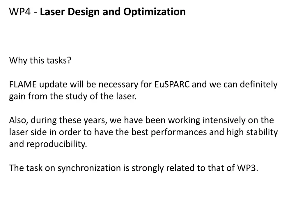 wp4 laser design and optimization 5