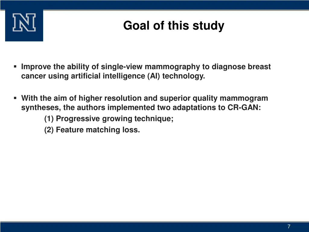 goal of this study