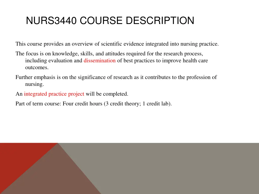 nurs3440 course description