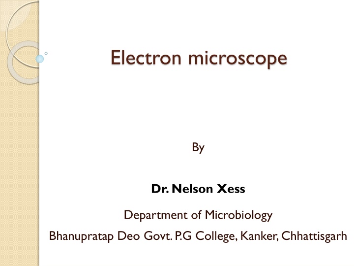 electron microscope