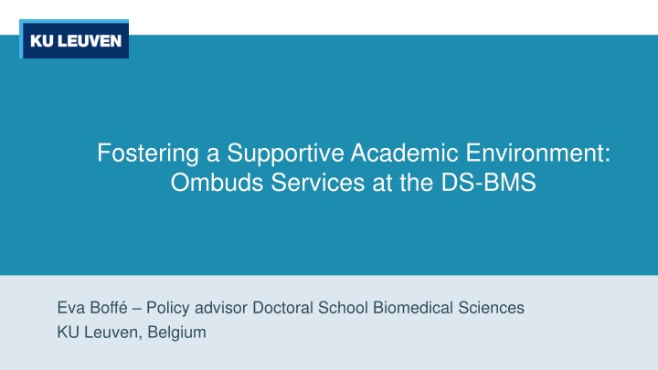 fostering a supportive academic environment