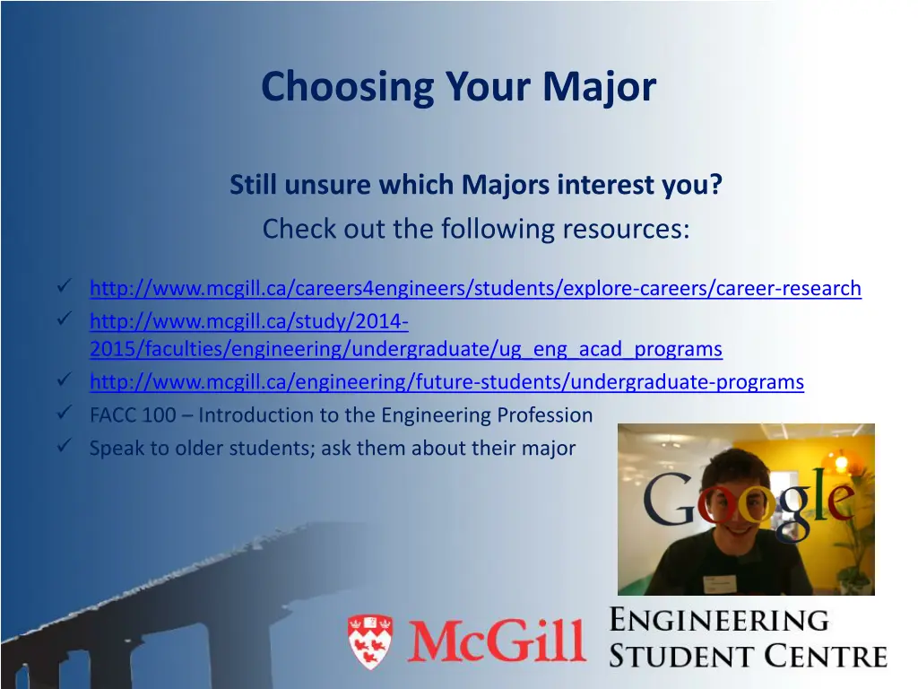 choosing your major 1