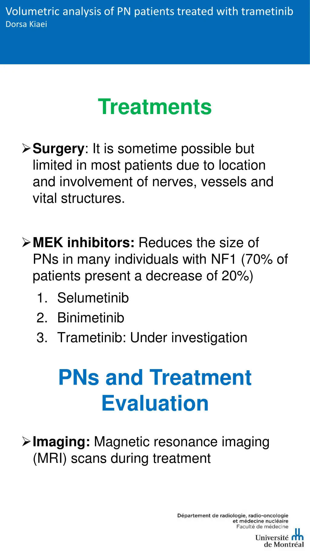 volumetric analysis of pn patients treated with 2