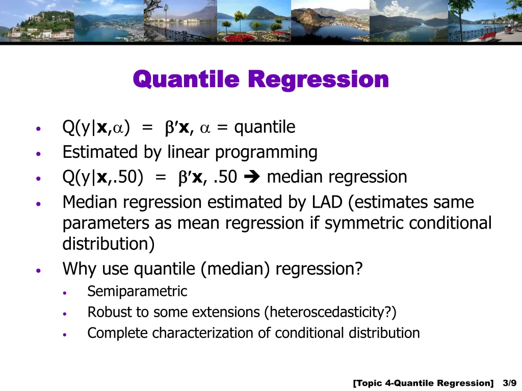 quantile regression quantile regression