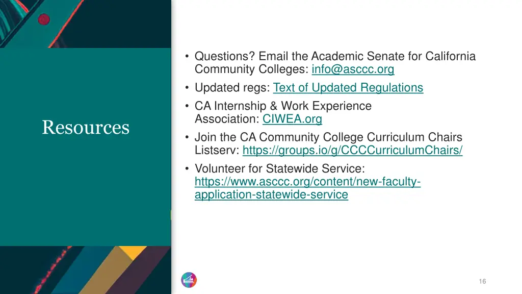 questions email the academic senate