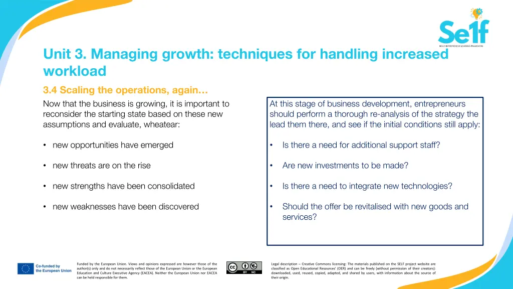 unit 3 managing growth techniques for handling 3