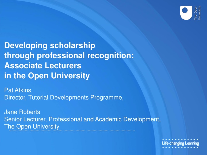 developing scholarship through professional