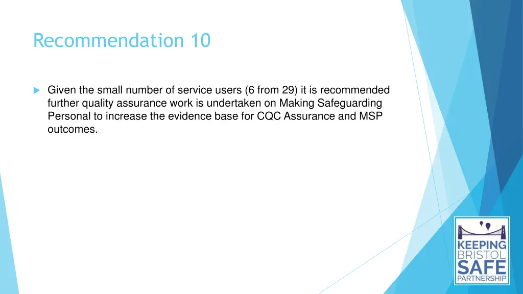 recommendation 10