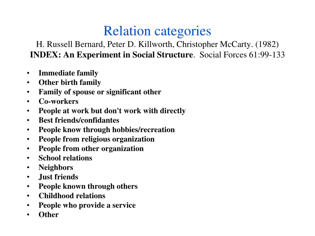 relation categories