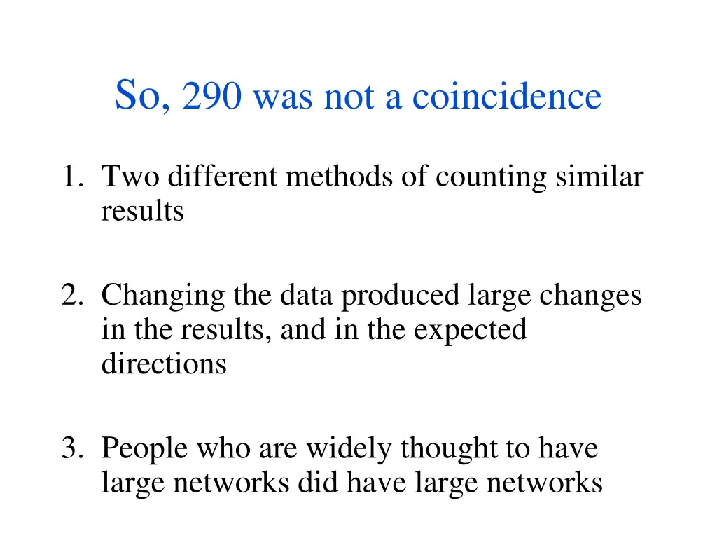 so 290 was not a coincidence
