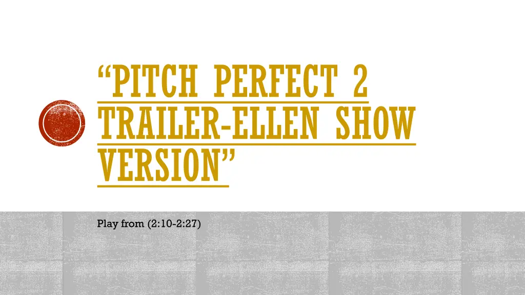 pitch perfect 2 trailer ellen show version