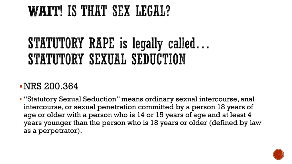 wait is that sex legal