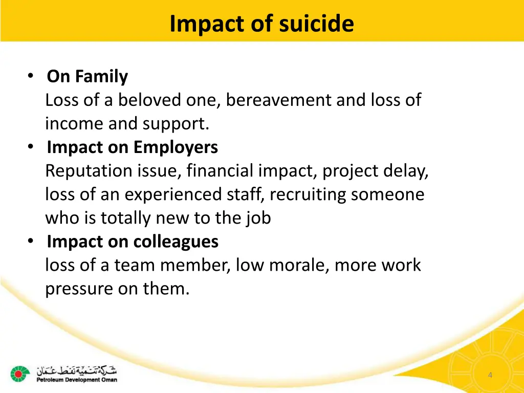 impact of suicide