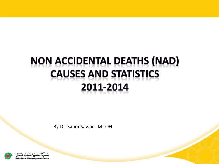 non accidental deaths nad causes and statistics