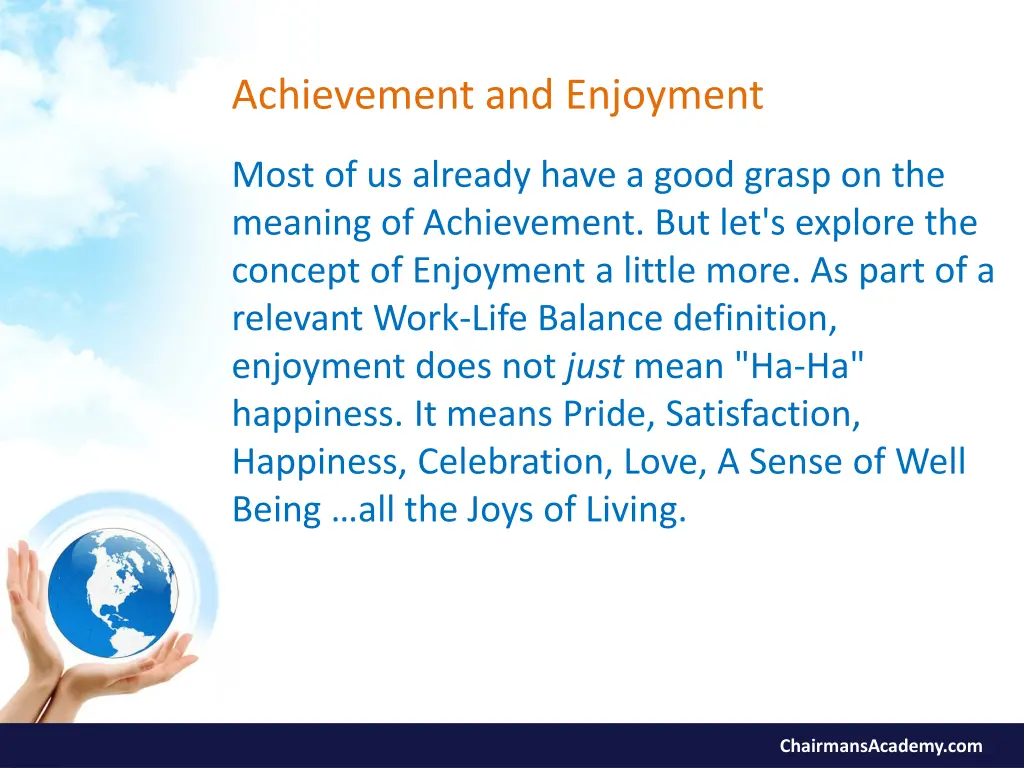 achievement and enjoyment 2