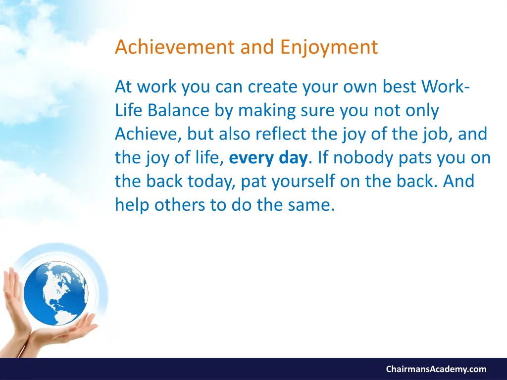 achievement and enjoyment 8