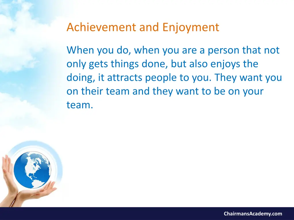 achievement and enjoyment 9