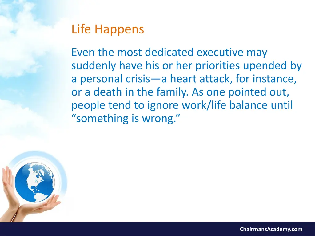 life happens