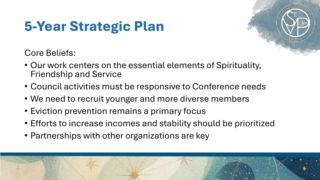 5 year strategic plan