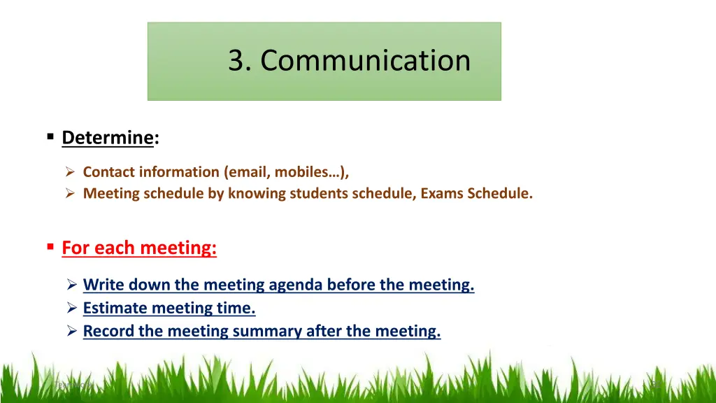 3 communication