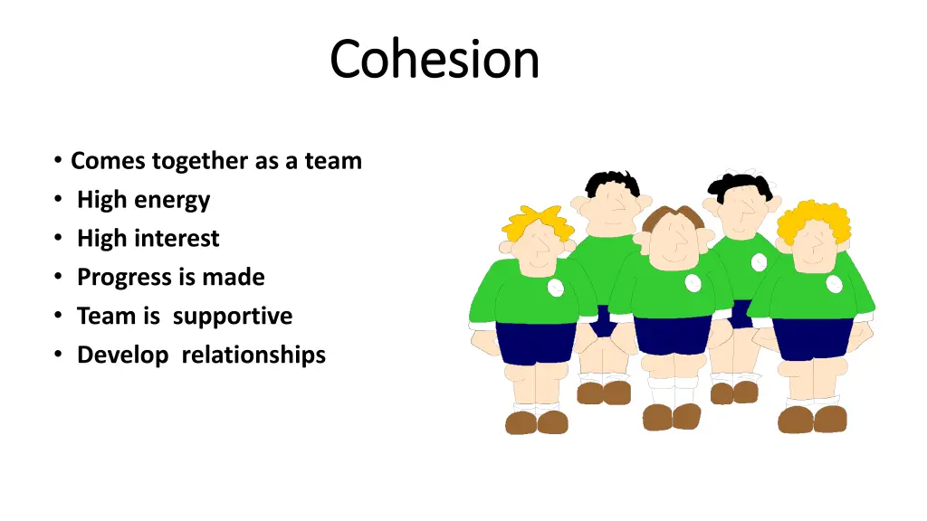 cohesion cohesion