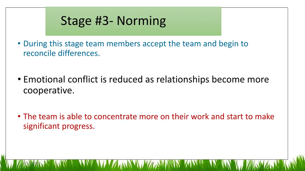 stage 3 norming