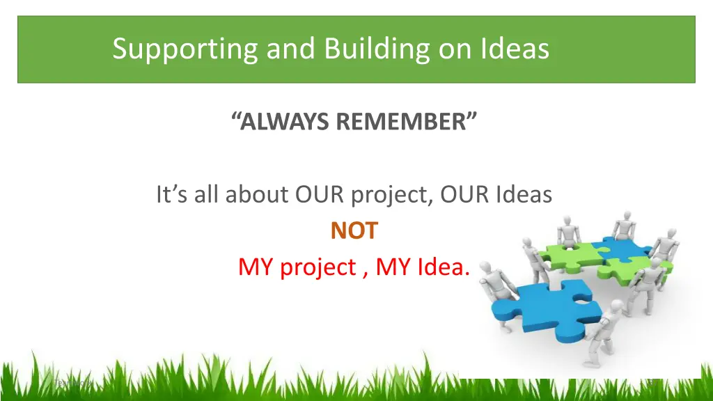 supporting and building on ideas 1