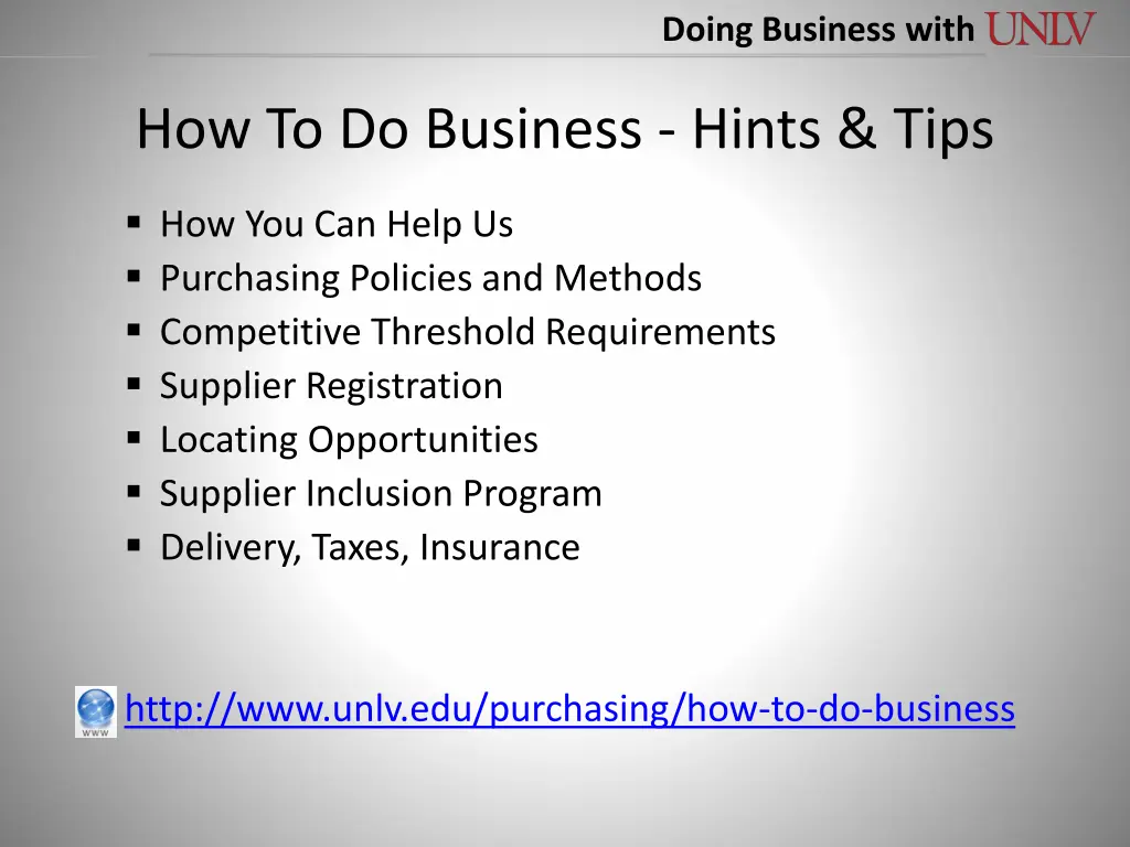doing business with 3