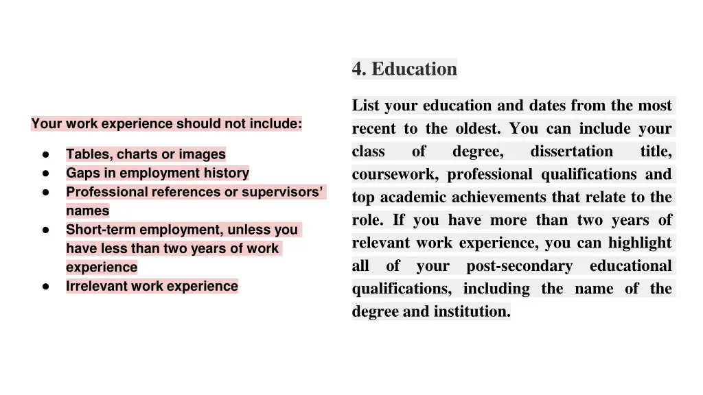 4 education