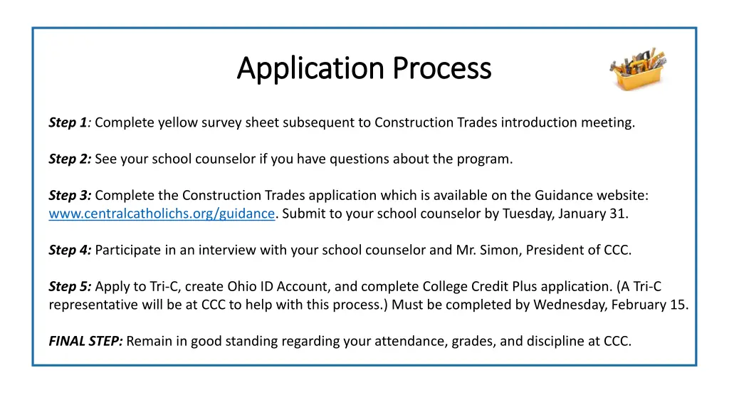 application process application process