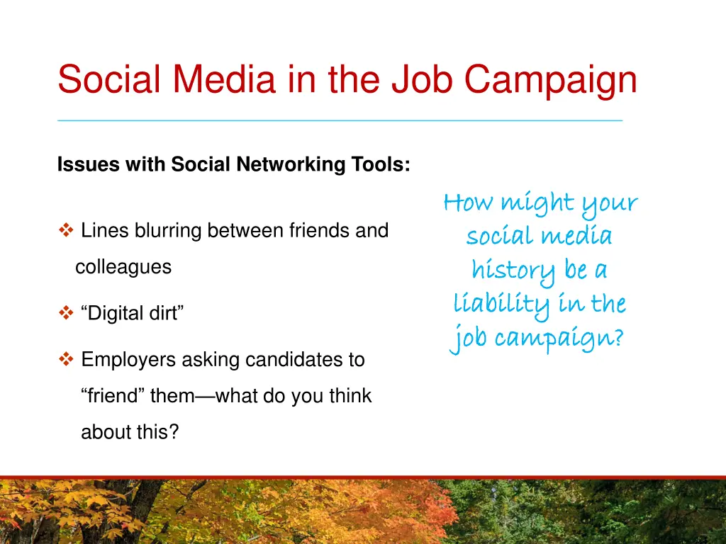 social media in the job campaign 1