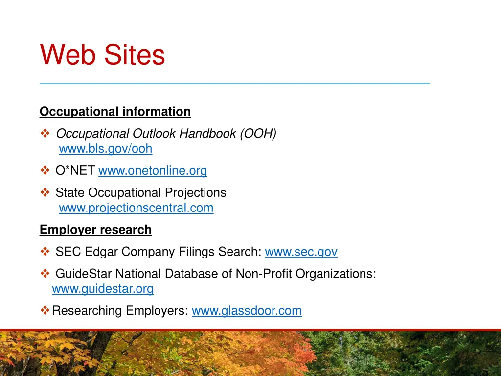 web sites