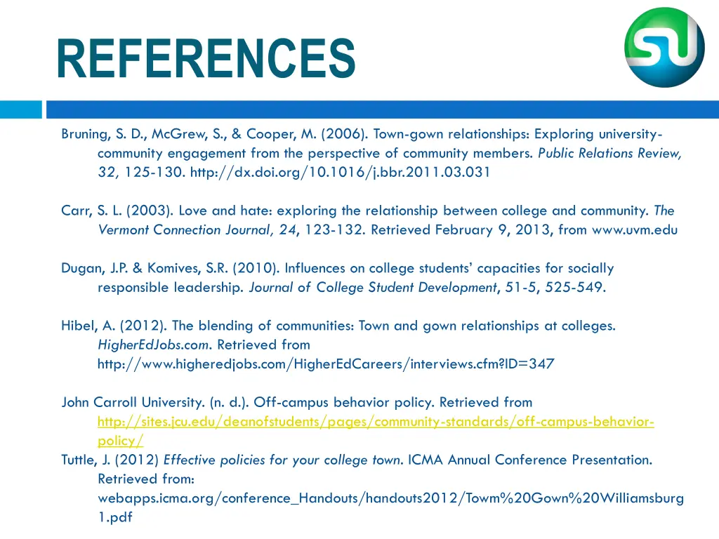 references