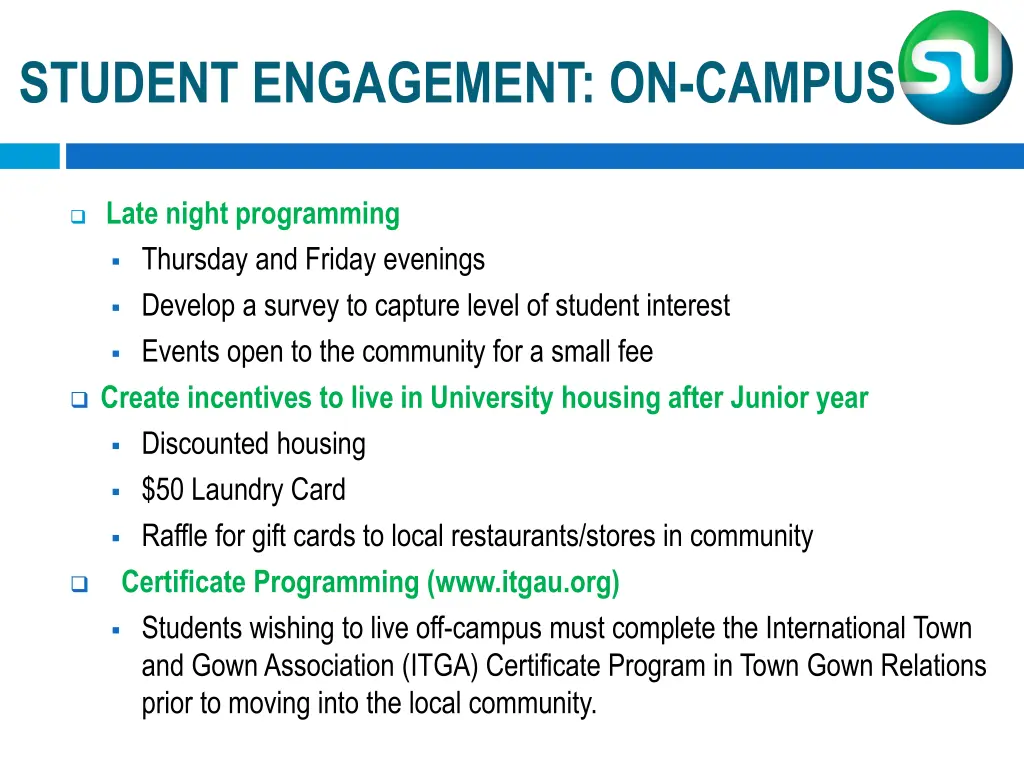 student engagement on campus