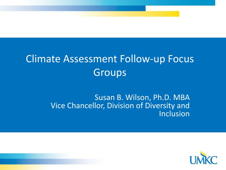 climate assessment follow up focus groups
