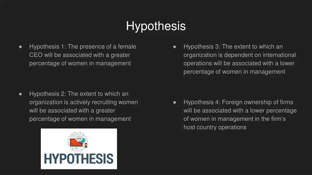hypothesis 1