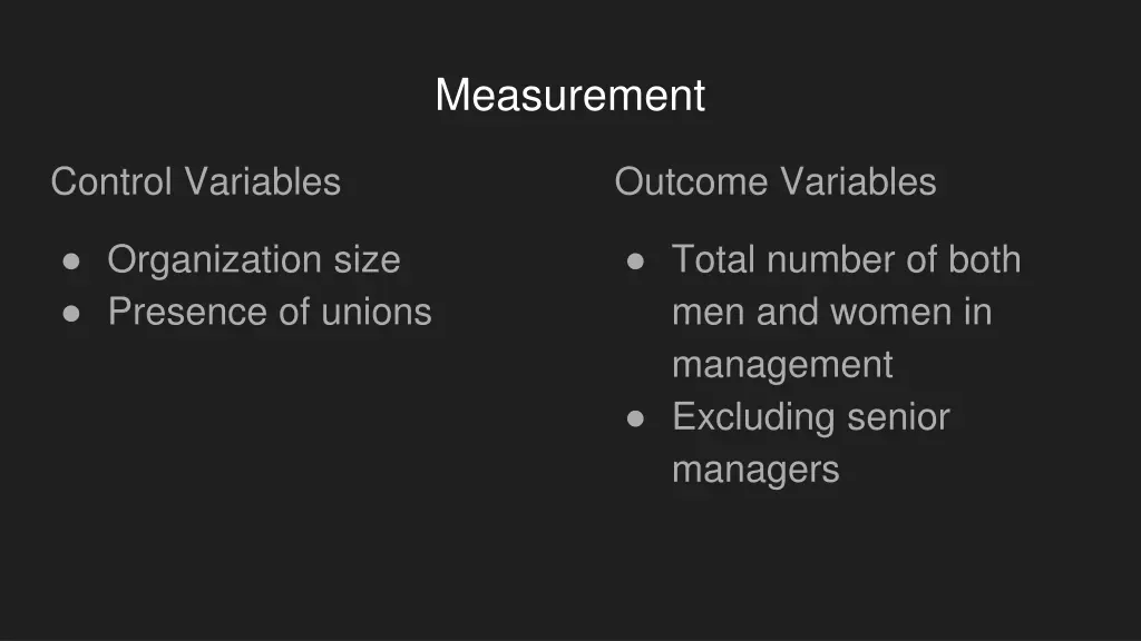 measurement