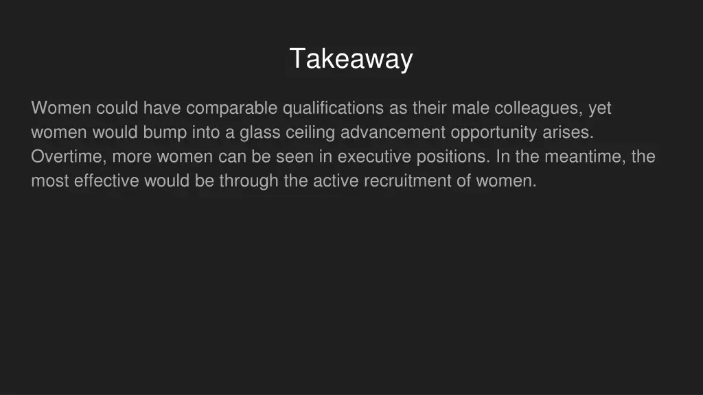 takeaway 1