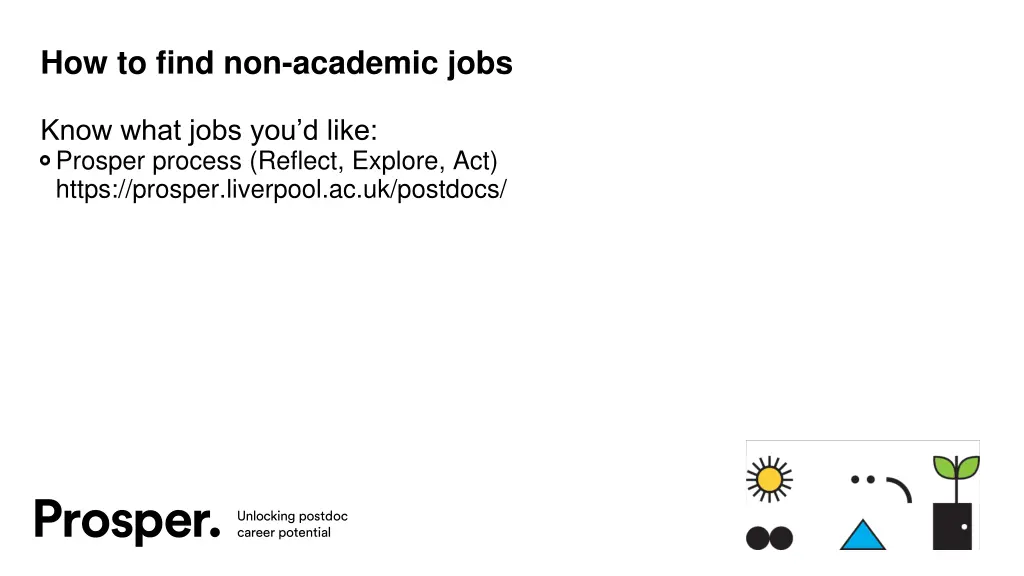 how to find non academic jobs