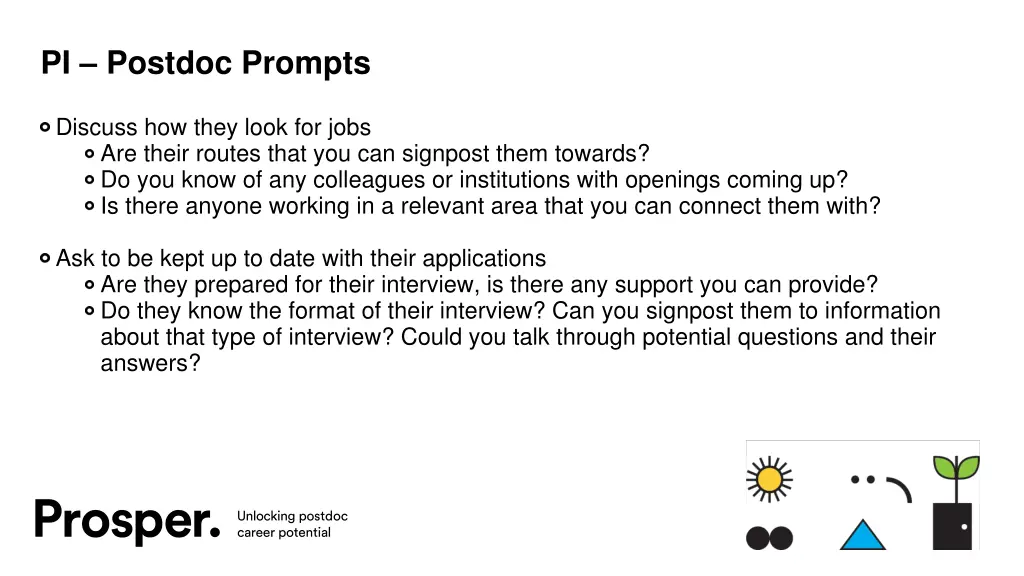 pi postdoc prompts