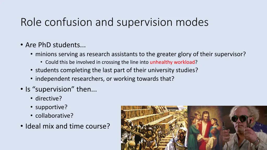 role confusion and supervision modes
