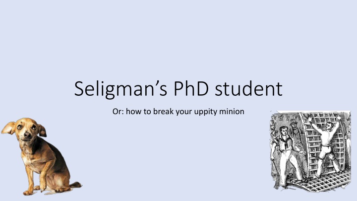 seligman s phd student