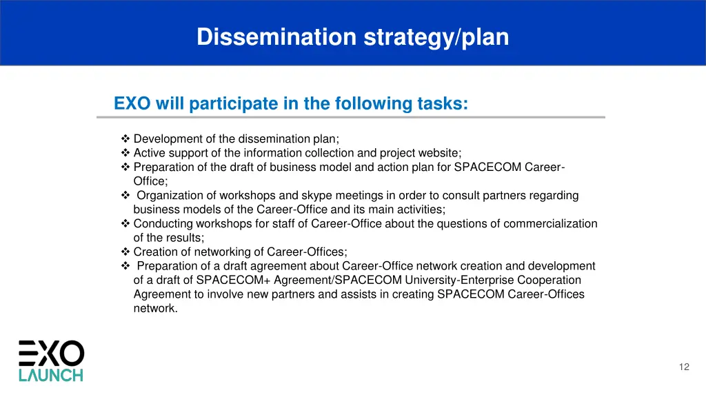 dissemination strategy plan